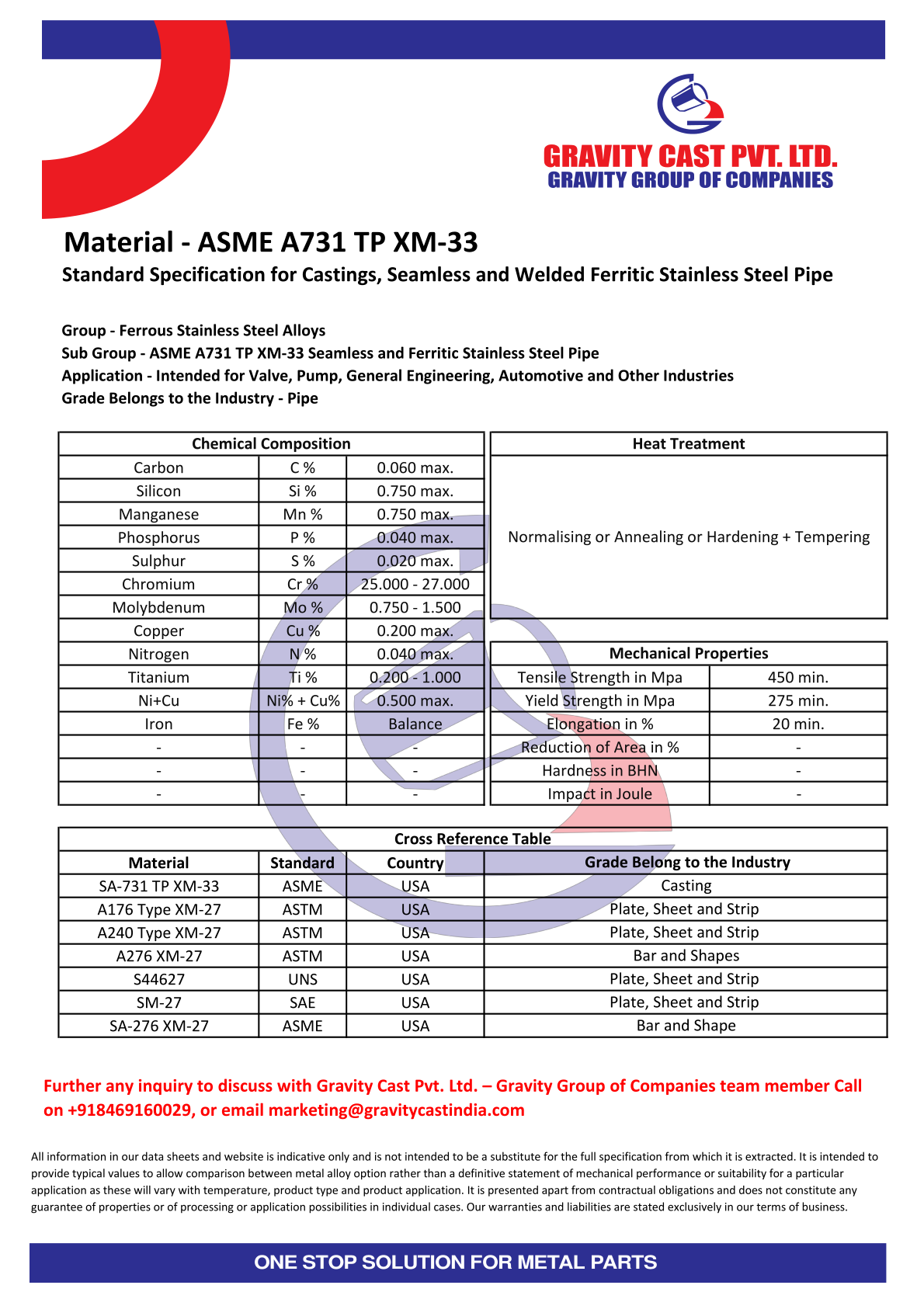 ASME A731 TP XM-33.pdf